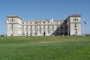 Front view of the Palais du Pharo