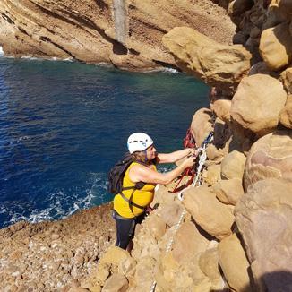 Via cordata at la Ciotat