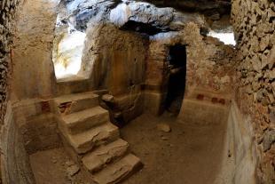 Inside the reservoir of l'Escu