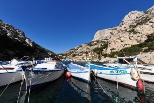 Bateaux de plaisance à Morgiou