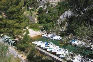 The end of the calanque