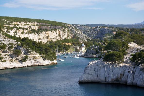 Entrée de la calanque de Port-Miou