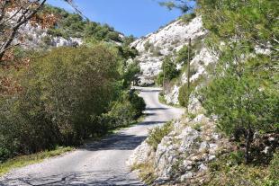 Route de Morgiou inclinée