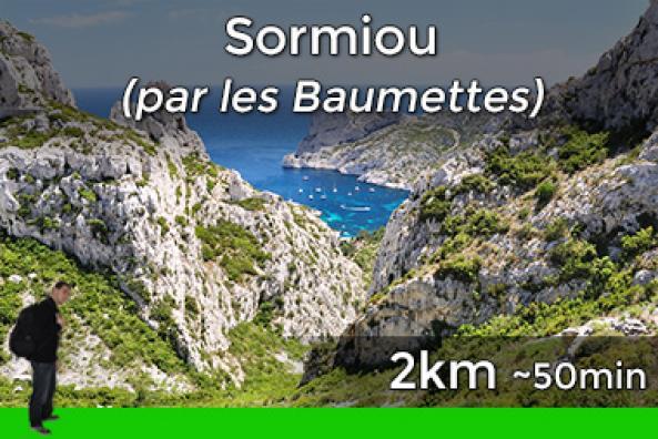 Chemin de randonnée allant à Sormiou