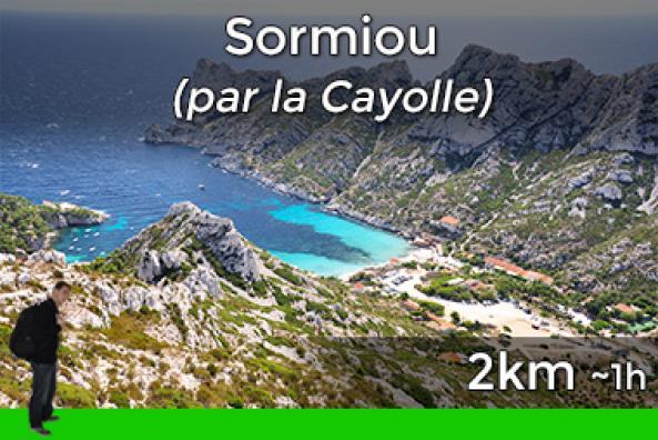 Way to go to the calanque of Sormiou from La Cayolle