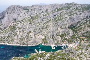 Calanque of Morgiou and Riou island