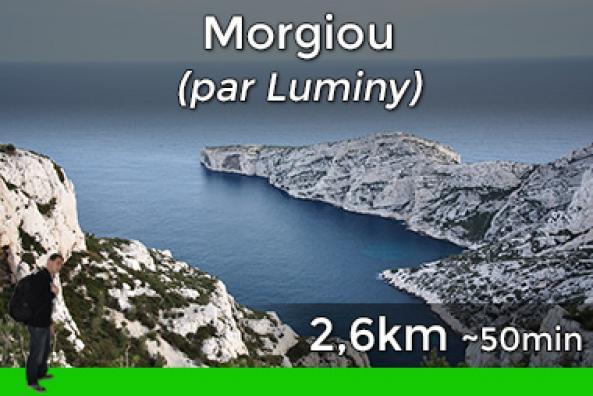 Way to go to Morgiou via Luminy