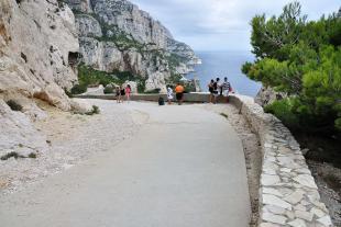 Last curve before the calanque of Sugiton