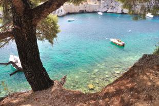 Path on the seaside in Port miou