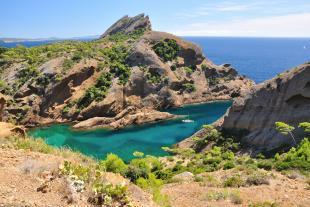 Overview of the calanque de Figuerolles