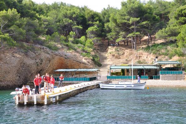 Débarcadère de la calanque Saint Pierre