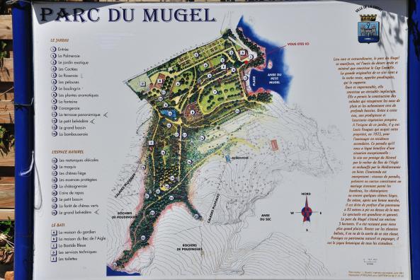 Plan du parc du Mugel