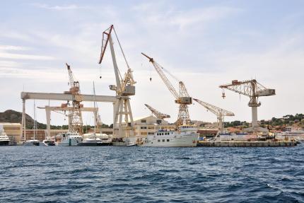 The dockyards of la Ciotat