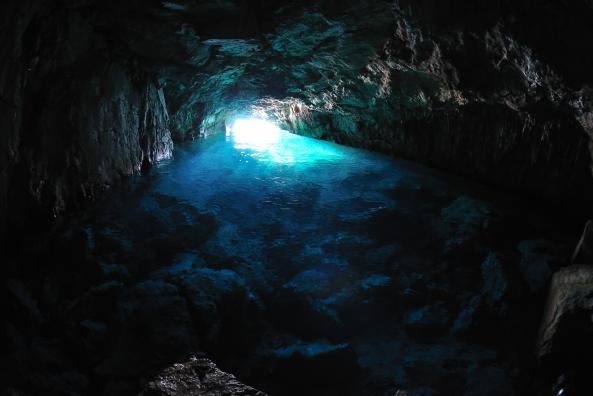 La grotte bleue