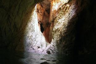 Inside the Capelan cave