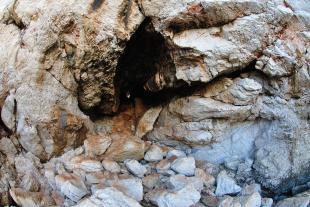 Ground entrance of the Capelan cave