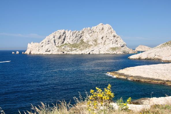 Maïre island seen from Callelongue