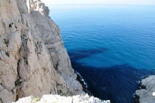 Falaises derrière le col de la Culatte