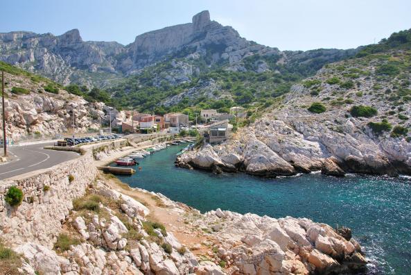 Entrée du port de Callelongue