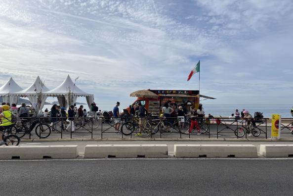 Food Truck on Corniche Kennedy in Marseille