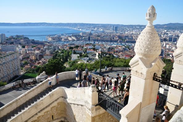 Notre Dame de la Garde drawbridge