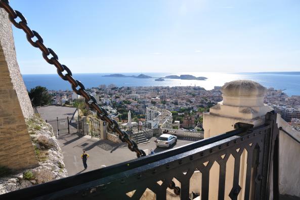 Viewpoint on the Frioul Islands from Notre Dame de la Garde