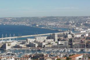 Vieux port and commercial port