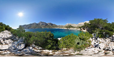 Photo panoramique calanque de Sormiou